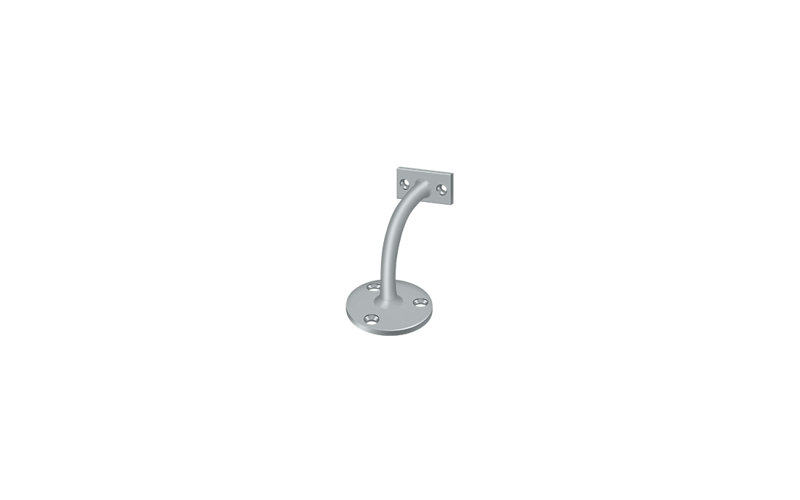 3.25" Projection Light Duty Hand Rail Bracket, Brushed Chrome