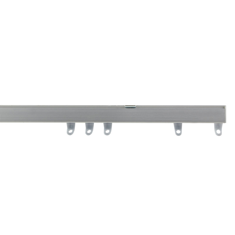 Minne Aluminium Curtain Track/Rail, 400cm W, Silver