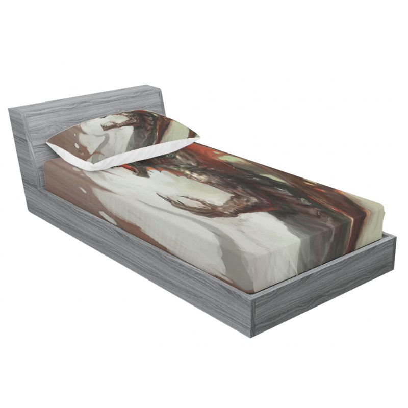 Microfiber Sheet Set, Twin Sheet Set with Fitted Sheet