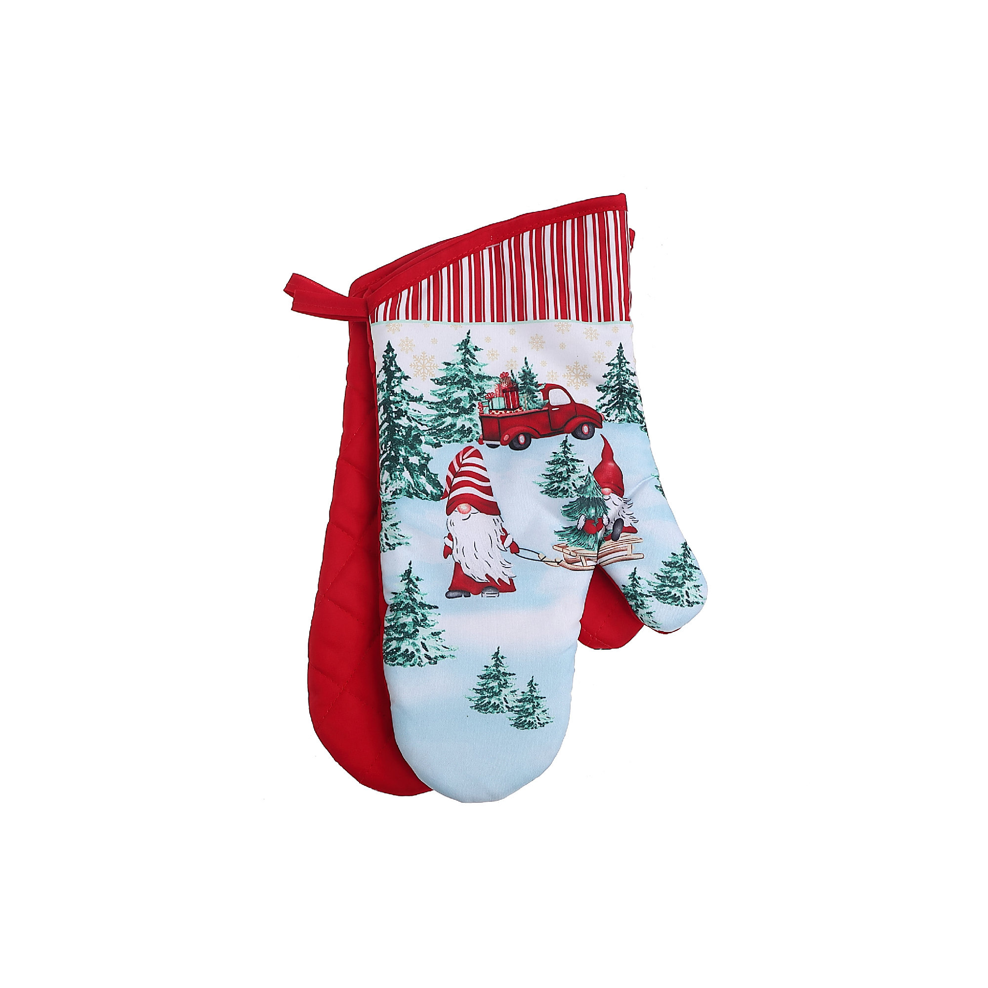 Kitschy Fabric Gnome Handy Oven Mitt