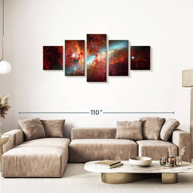 Galaxy Nebula, 34" H x 74" W