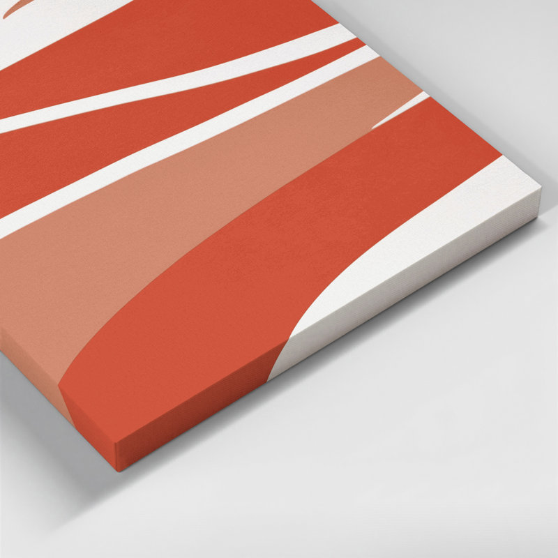 Minimalisme 89, art mural sur toile brune, H 20 po x l 30 po