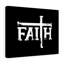 Faith Big Cross - Wrapped Canvas Print-599022654