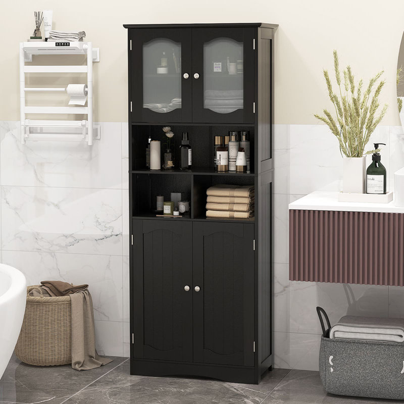 Bathroom Cabinet, Black