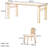 Cherry Wood Rectangular Dining Table Set-102422227
