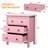 3-Drawer Nightstand, 23.6'' Wood Storage Chest-185163923
