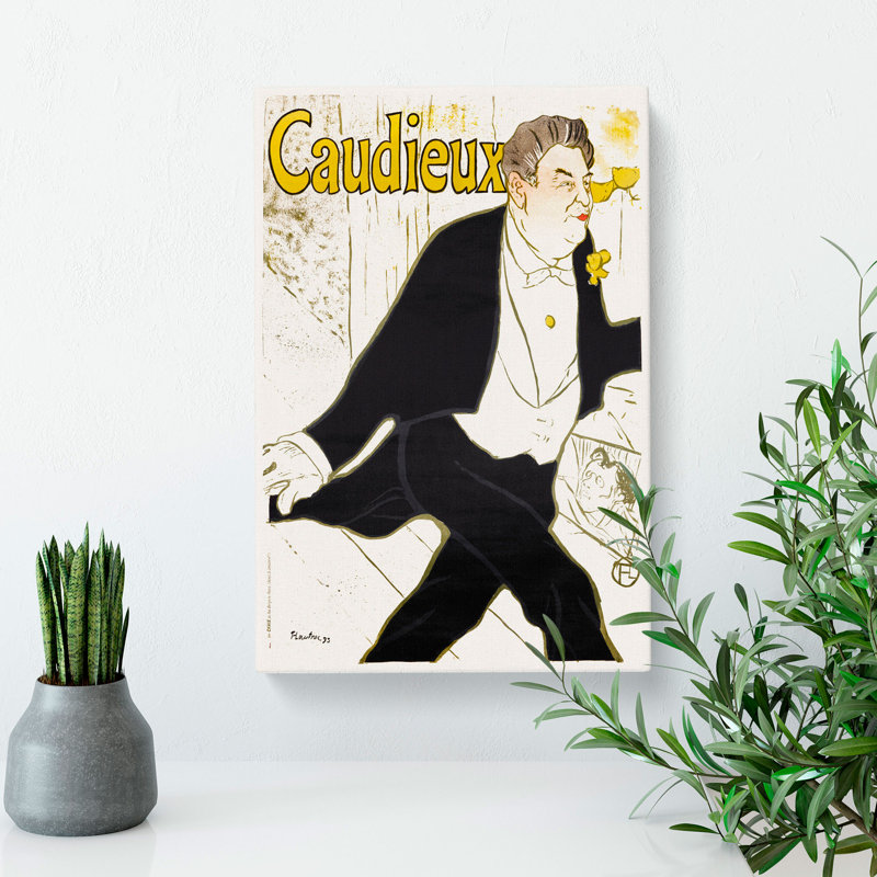 Caudious by Henri de Toulouse-Lautrec - Wrapped Canvas, 60cm H x 40cm W x 3cm D