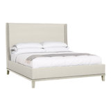 Michael Weiss Upholstered Wingback Bed