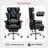 Faux Leather Executive Computer Chair-842451835