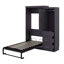 Lit escamotable simple avec garde-robe et tiroirs-1169223314