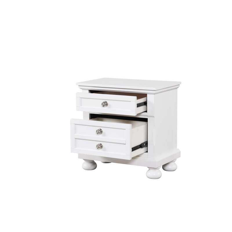 Table de chevet Meade, White