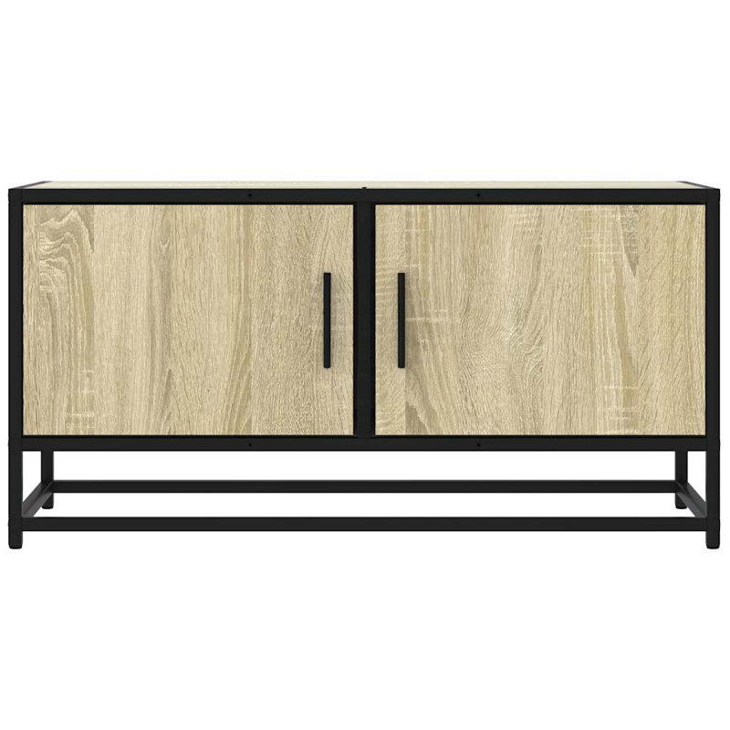 Aminda Unfinished TV Stand for TVs up to 43", Sonoma Oak, 100cm