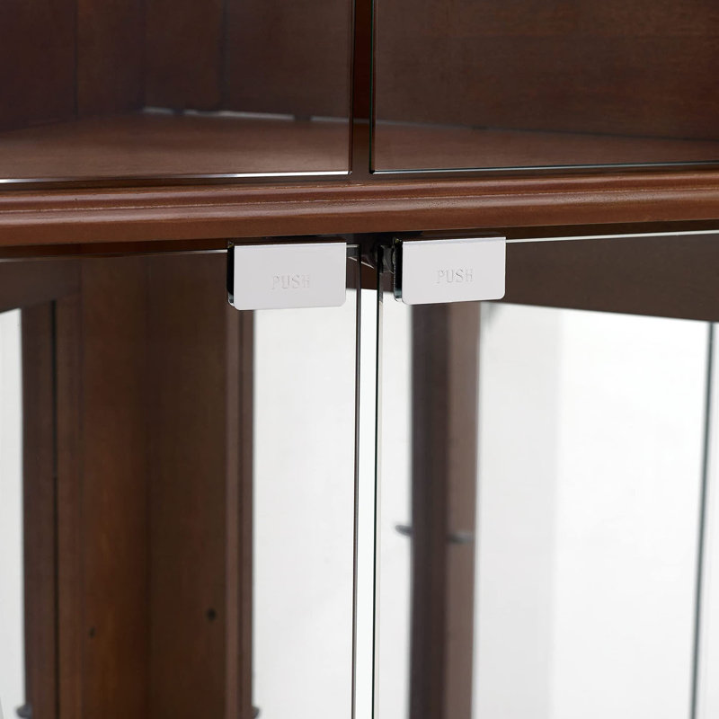 Armoire d'angle Curio, Noyer