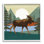 «Lakeside Woodlands Moose Walking Sunset» par Victoria Barnes - impression