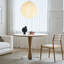 Table ronde simple de style nordique