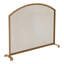Pare-étincelles traditionnel arqué en métal Erick de 104 cm de large avec grille en fer.-135069140