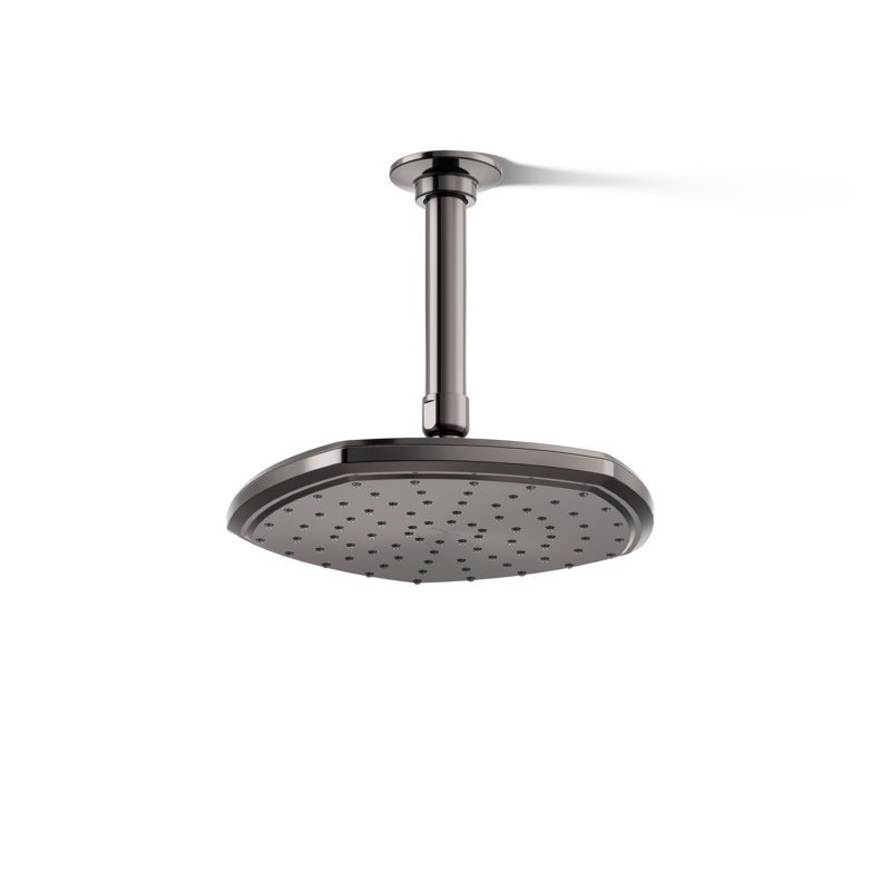 Occasion 8 In. Single-Function Rainhead, Vibrant Titanium, 2.5 GPM