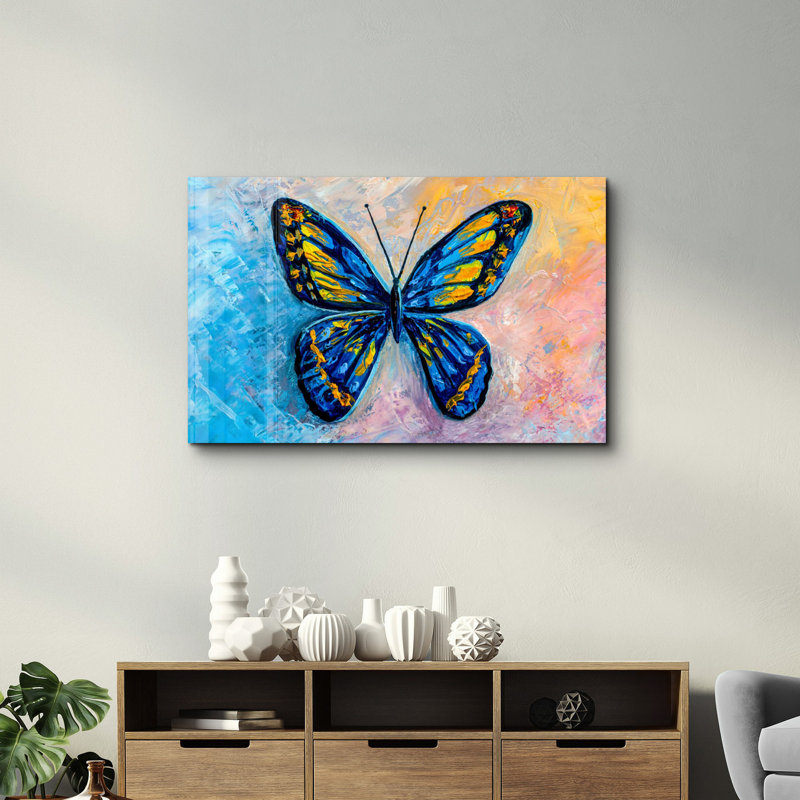 Élégante peinture murale en verre trempé de 13,8 po x 21,7 po | 100% verre trempé, épaisseur: 0,16 pouce | Imprimé UV pour des couleurs éclatantes | Parfait pour la décoration intérieure, le salon et les espaces de bureau