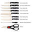 Oceanstar Design 15 Piece High Carbon Stainless Steel Knife Block Set-9782809
