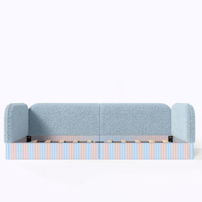 Structure de lit simple tapissier