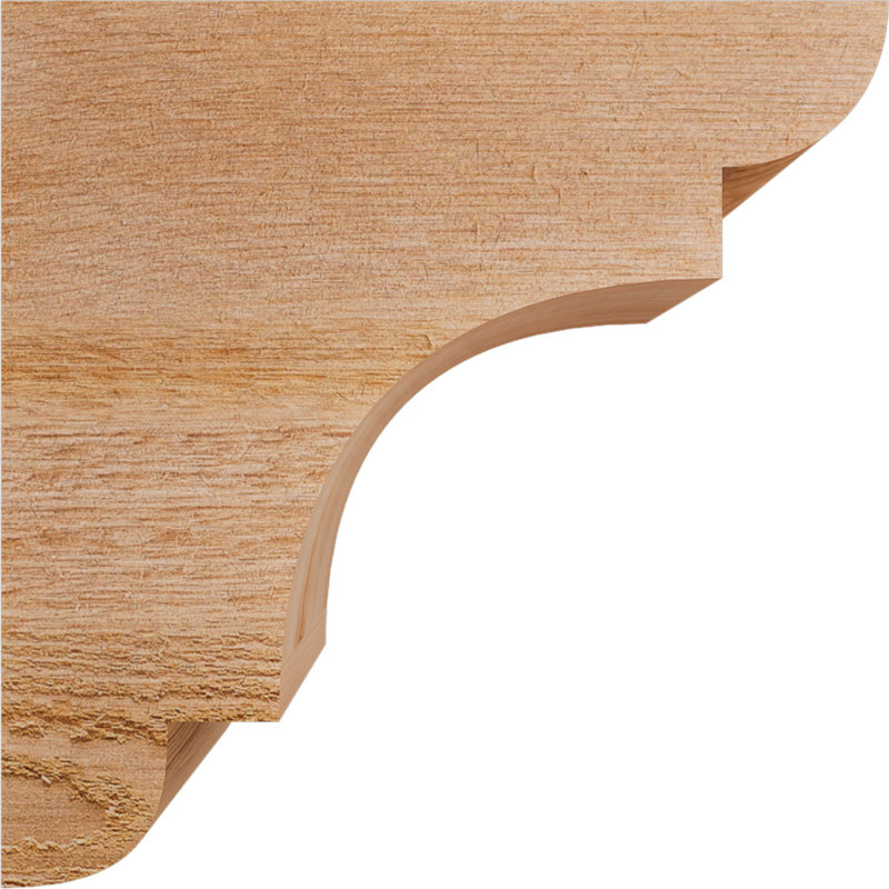 New Brighton Corbel, H 10 po x l 4 po x P 10 po, Cèdre rouge, Sciage brut