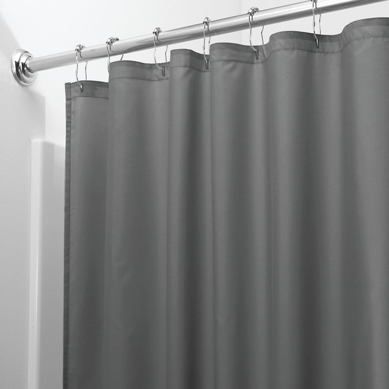 Charcoal Gray Polyester Shower Curtain Liner 72" x 72"