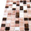 Carreau de mosaïque pour mur et plancher 0,8 po x 0,8 po Mingles