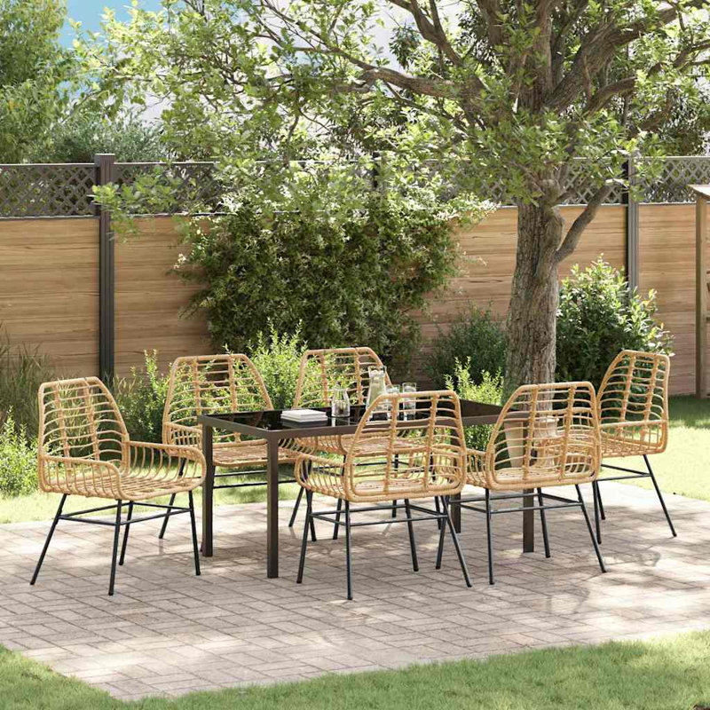 Patio Dining Set Table,, 7, 6
