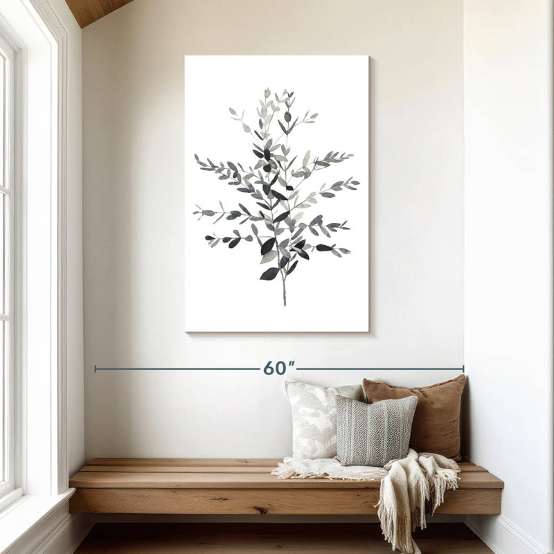 Harnek Paynes Grey Botanicals II, 45" H x 30" W