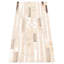 Tapis beige en peau de vache Warrenton