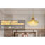 Lustre suspendu 11,75 "Dia X 10" H
