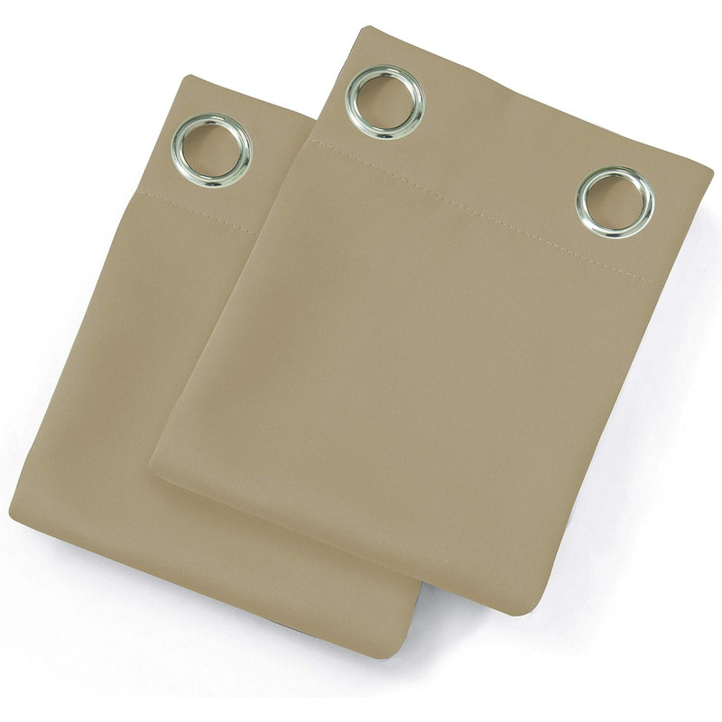 Curtain Pair, 52" W x 84" L, Beige