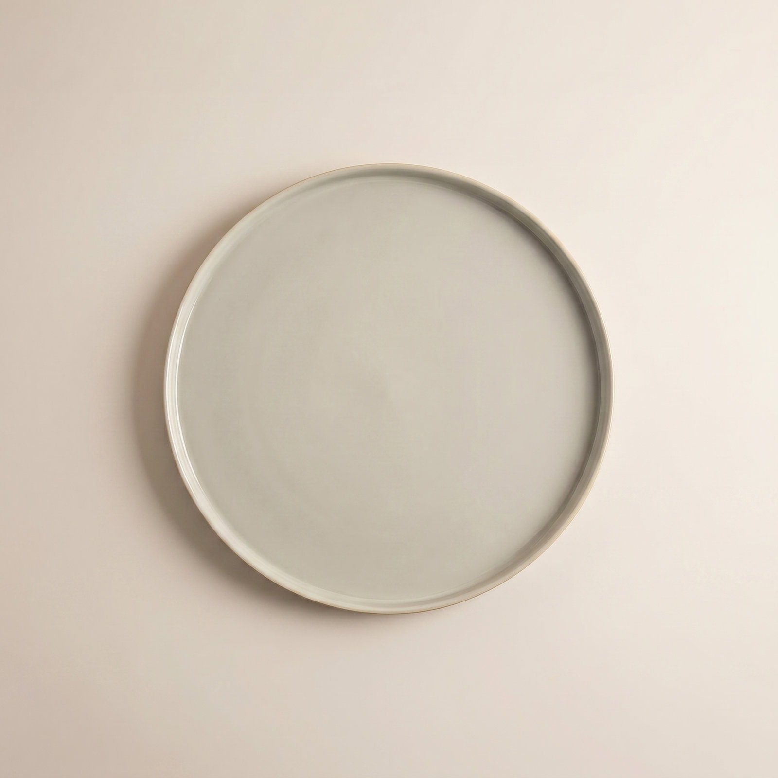 PILAR Stoneware Serving Platter, Moonbeam