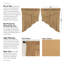 Boulat Cotton Solid Colour Swag Window Valance