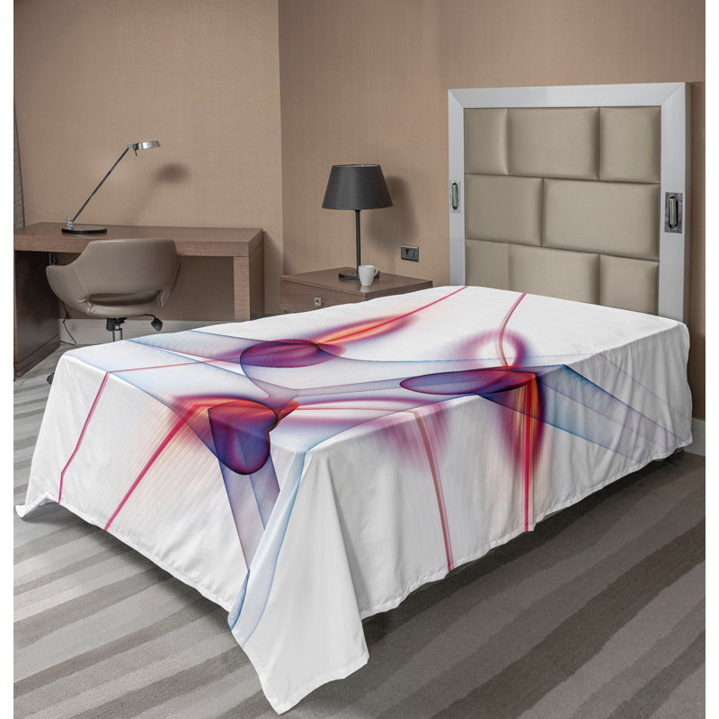 Drap blanc Ambesonne, Drap plat pour lit simple