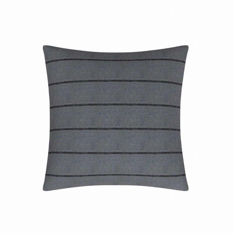 Linen Square Pillow Cover & Insert, Gray, 26"H x 26"W