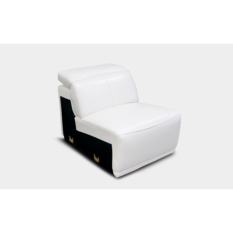 Fauteuil inclinable en cuir véritable