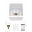 Quartz Kitchen Sink - 14.82" X 17.55" X 8.38" White Granite Composite Undermount Single Bowl Kitchen Sink-125251999