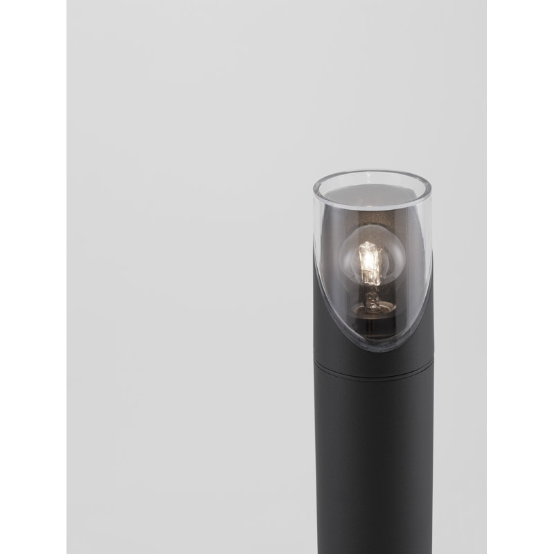 Black Integrated LED Metal Bollard Light