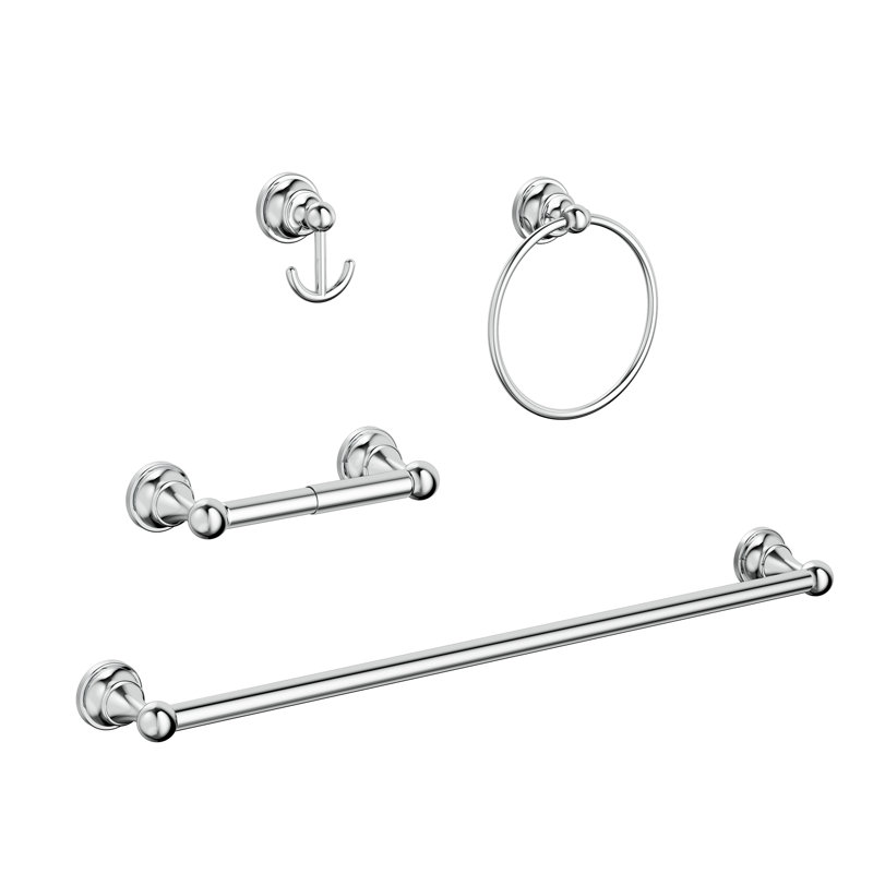 Forious Bathroom Hardware Set, Chrome