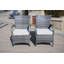 Chaise de patio avec coussins Momoyo Two