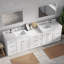  Armoire de meuble-lavabo double 102 po Shaker Dovetail-1643193227-1643711426