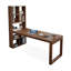 Bureau rectangulaire en bois massif noyer clair-1764011402