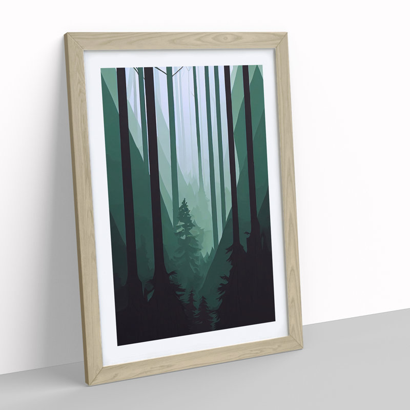 Remarkable Forest - Framed Print, 46cm H x 34cm W x 2cm D, Oak