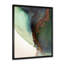 Peinture marbrée verte et dorée - décoration murale moderne en toile-888685431-888685430