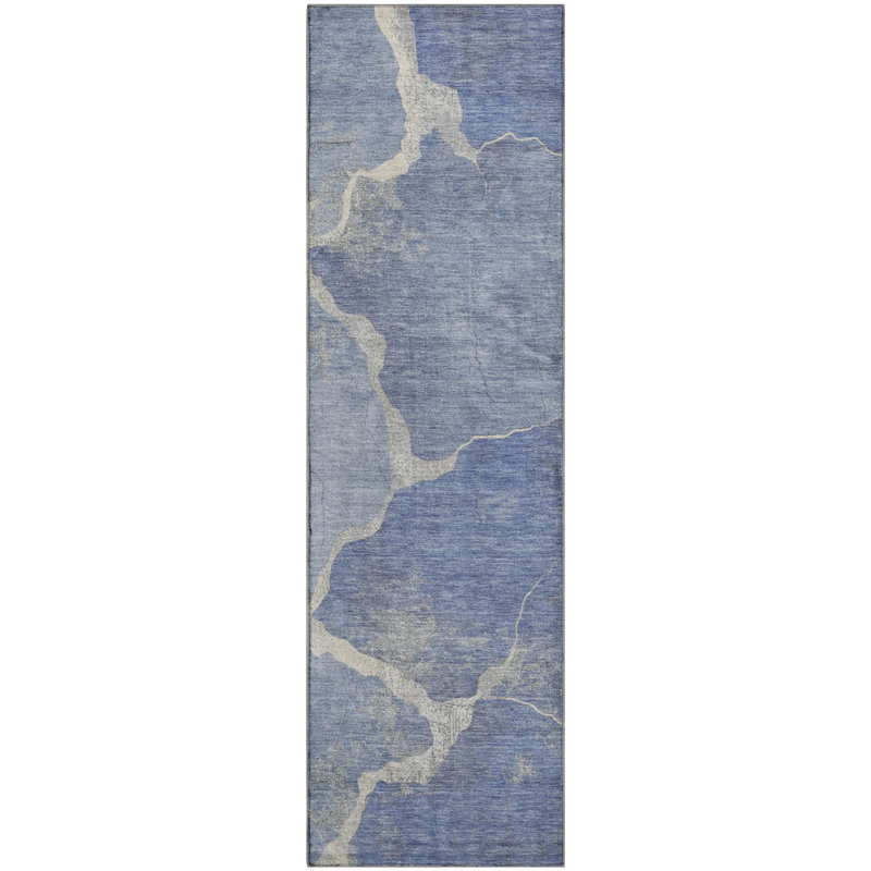 Premium Machine Washable Farolt AMF1889 Abstract Rug/AMF1889DN, Runner 2'3" x 7'6"