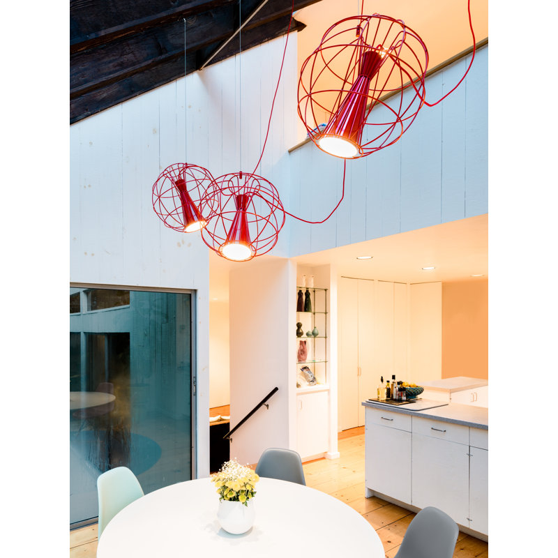 Latitude 1 - Light LED Pendant, Red