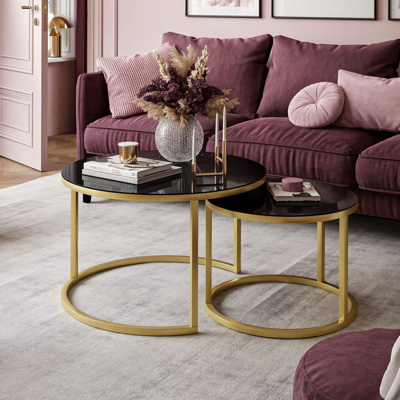 Englevale Frame Coffee Table, High Gloss Black