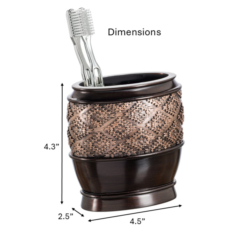 Dublin Brown Toothbrush Holder