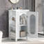 Meuble-lavabo avec lavabo et tablette réglable